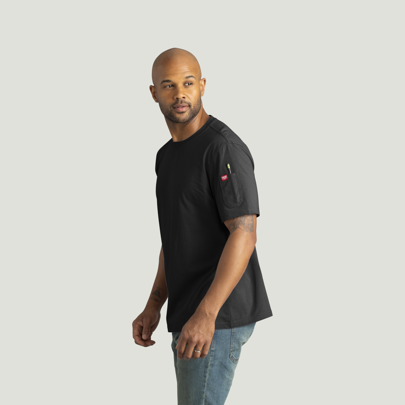 Men's Short Sleeve Midweight Slim Fit Performance Tee image number 3