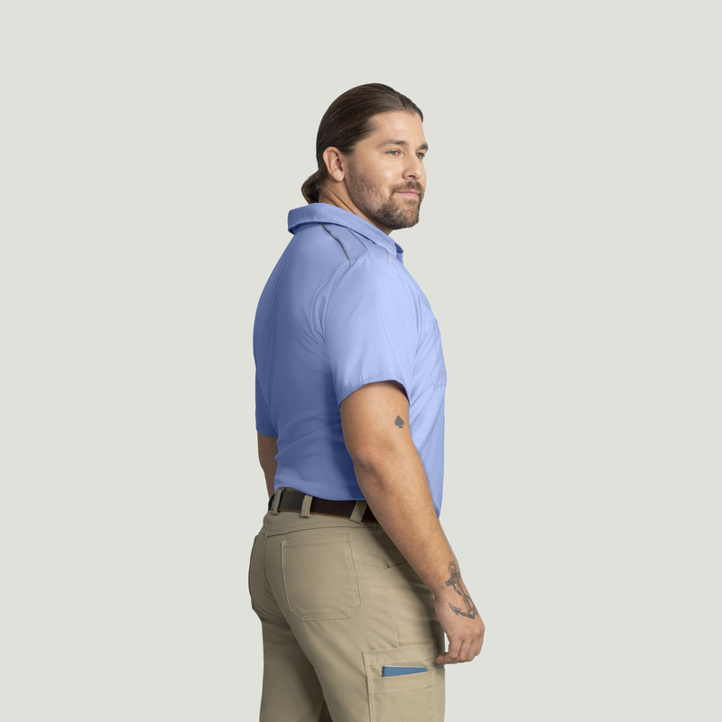 Men's Short Sleeve Pro Airflow Work Shirt image number 4