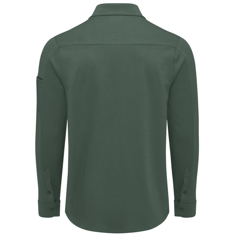 Men's Snap Front Jersey Long Sleeve Work Shirt image number 10