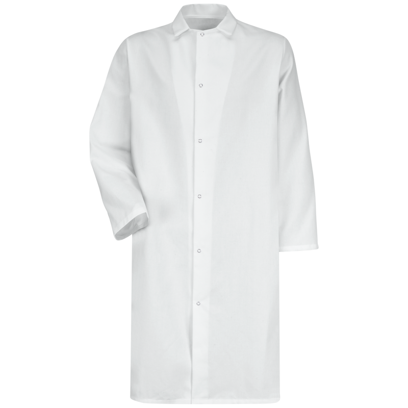 Gripper-Front Butcher Frock without Pockets image number 0