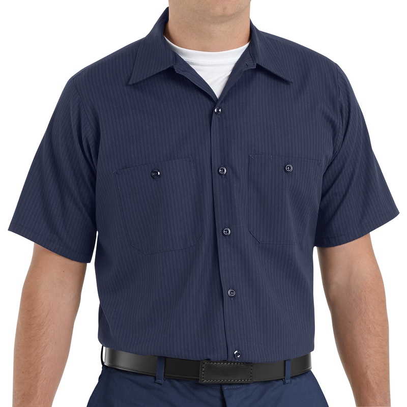 Men's Short Sleeve Durastripe® Work Shirt image number 2