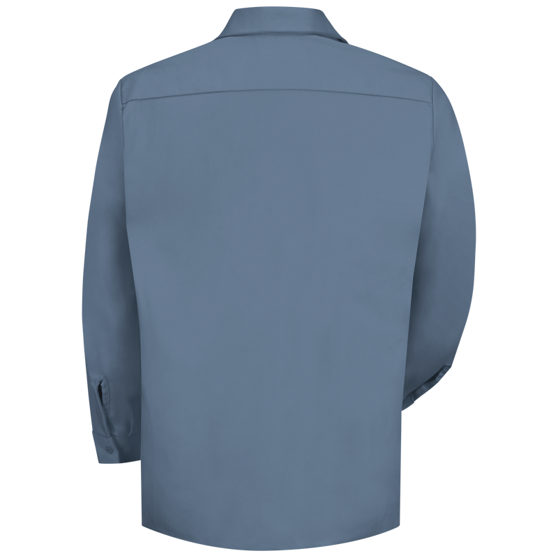 Men's Long Sleeve Wrinkle-Resistant Cotton Work Shirt image number 2