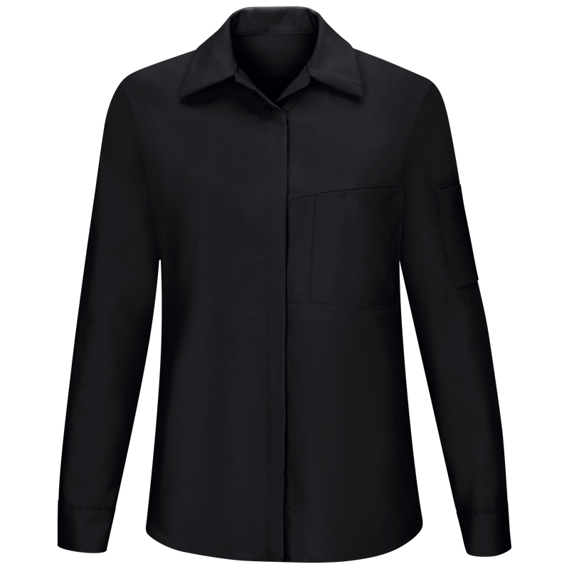 Women's Long Sleeve Performance Plus Shop Shirt with OilBlok Technology image number 0