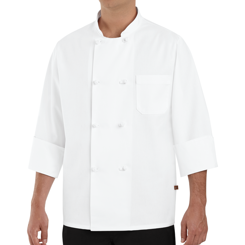 Eight Knot Button Chef Coat image number 2