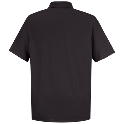 Men's Short Sleeve Spun Polyester Pocketless Polo