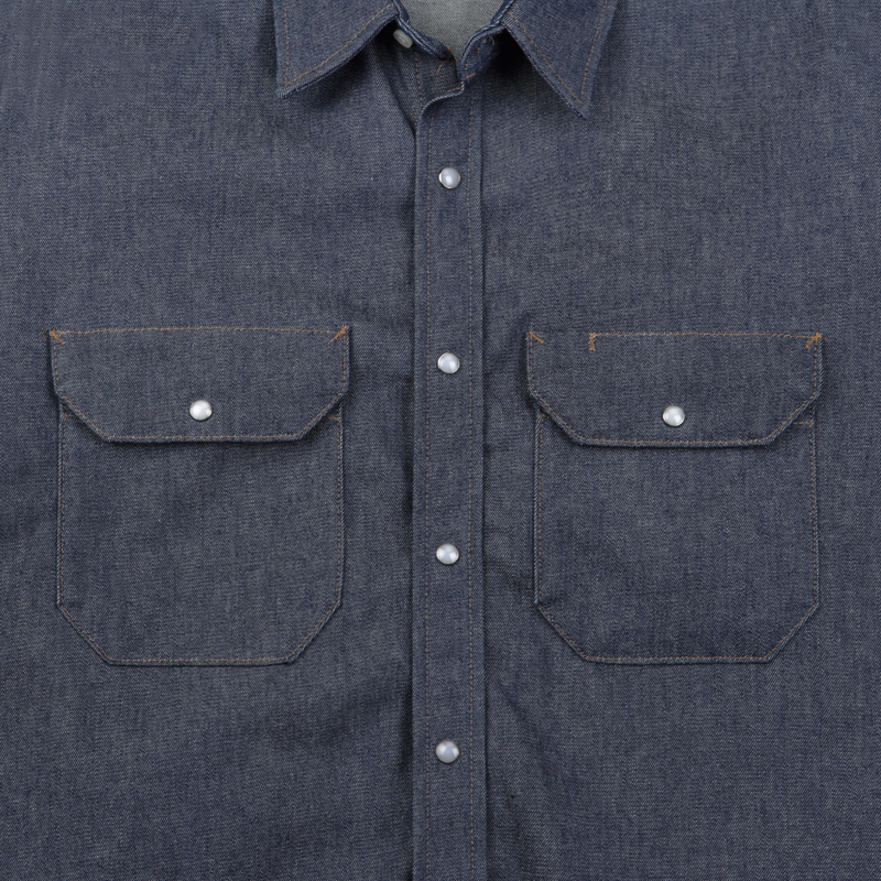 Men's Long Sleeve Deluxe Denim Shirt image number 5