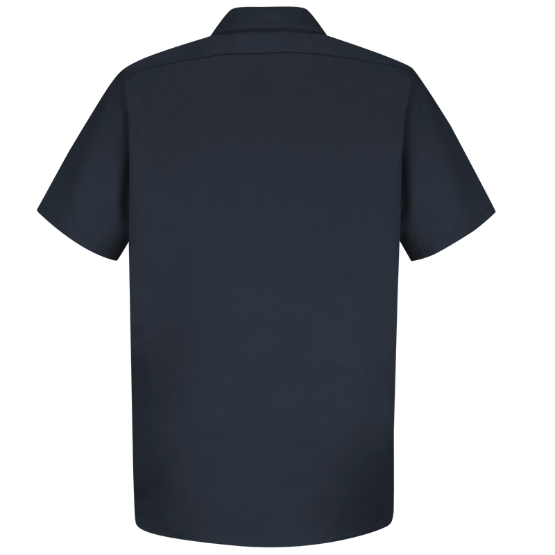Men's Short Sleeve Wrinkle-Resistant Cotton Work Shirt image number 2