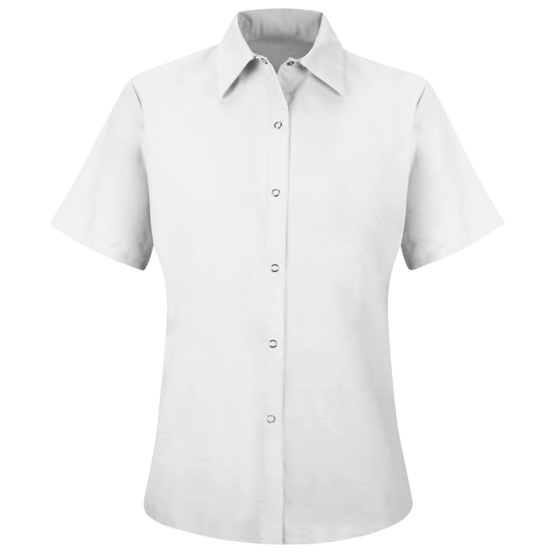 Women's Short Sleeve Specialized Pocketless Work Shirt image number 1