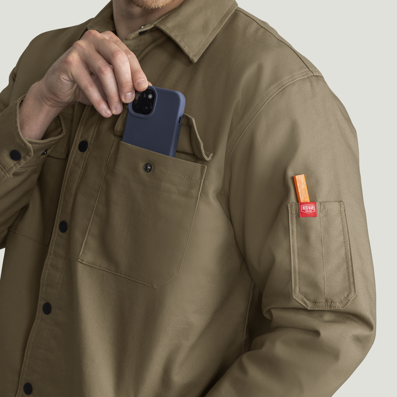 Men's Water Repellent Shirt Jacket image number 19
