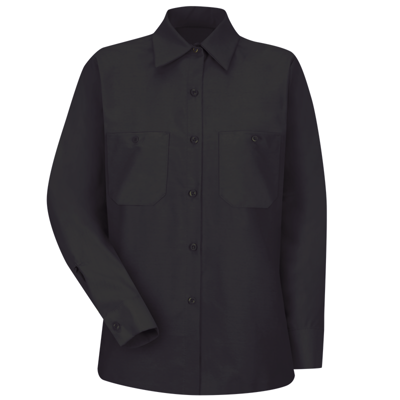 Women's Long Sleeve Industrial Work Shirt image number 1