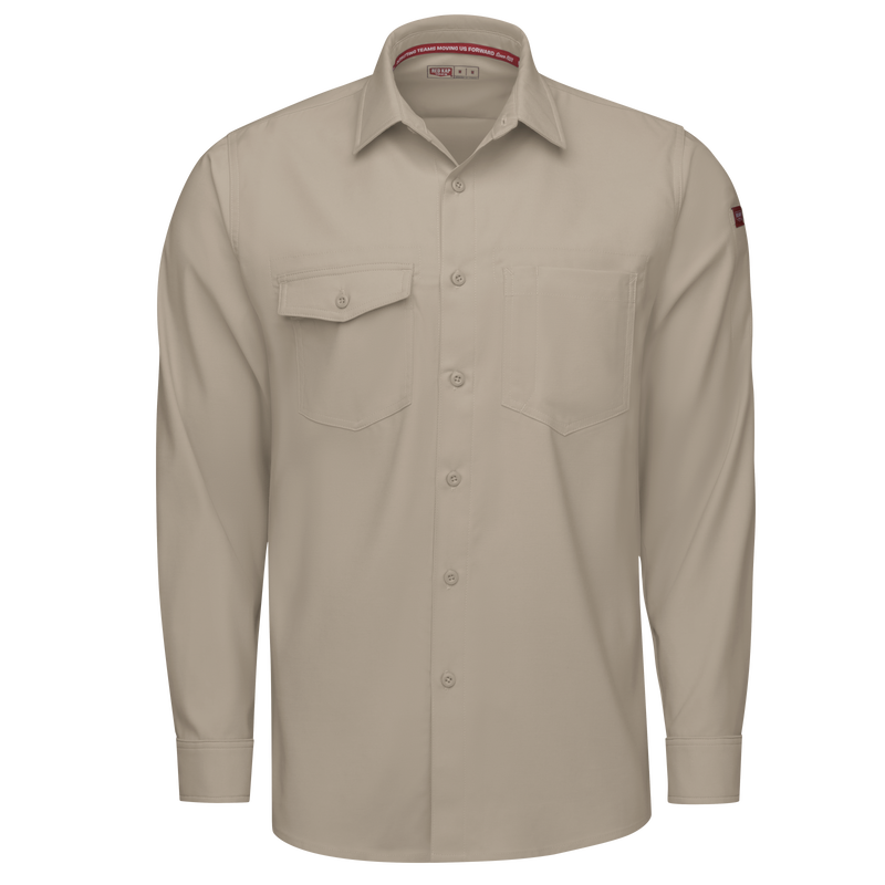 Men's Cooling Long Sleeve Work Shirt image number 9