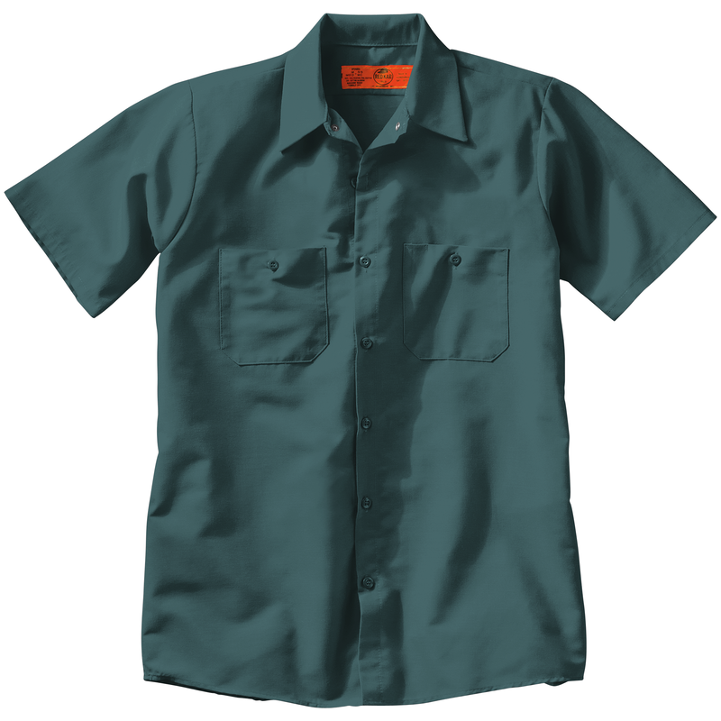 Men's Short Sleeve Industrial Work Shirt image number 5