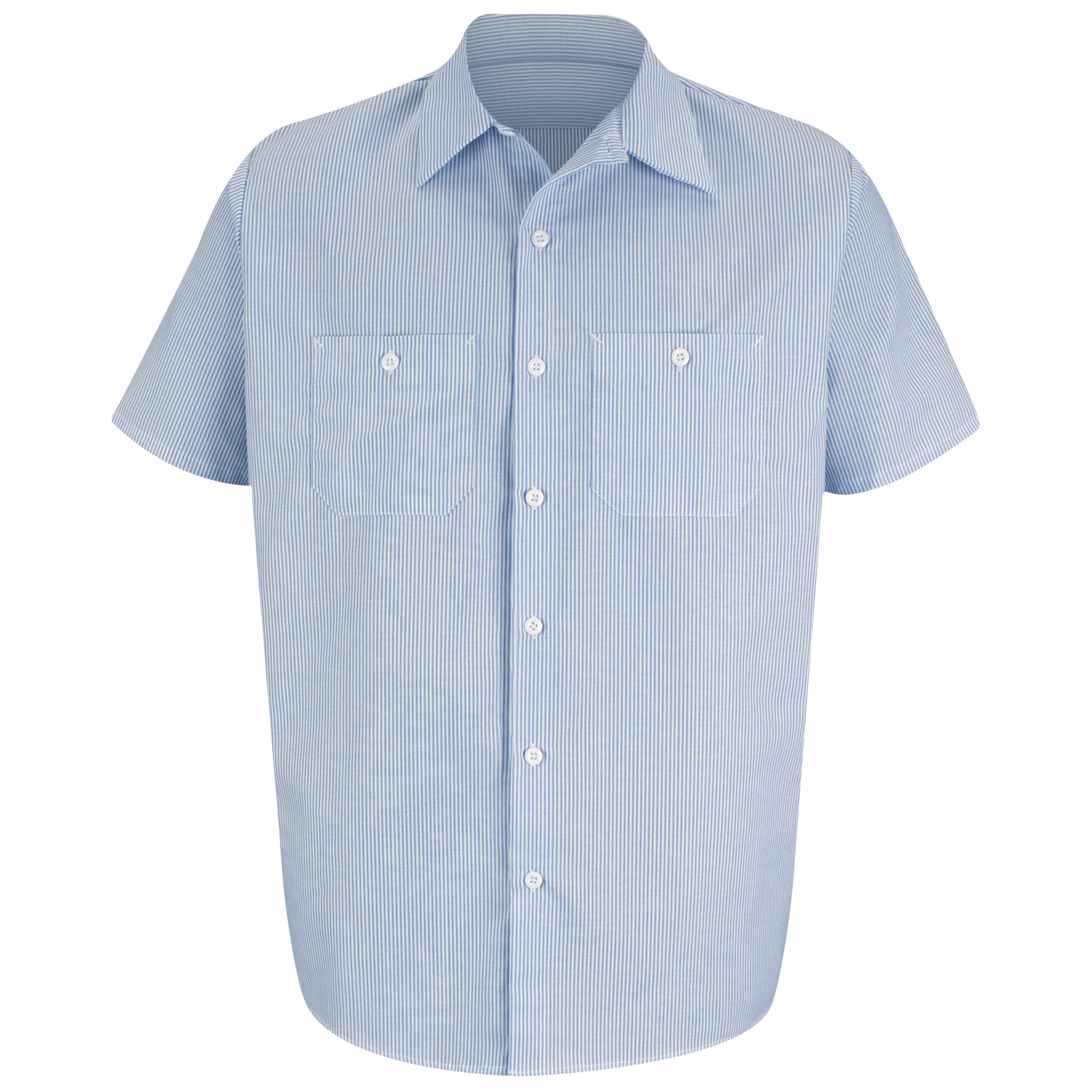 Men's Short Sleeve Industrial Stripe 