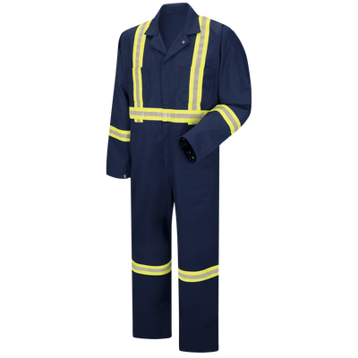 Enhanced Visibility Zip Front Coverall