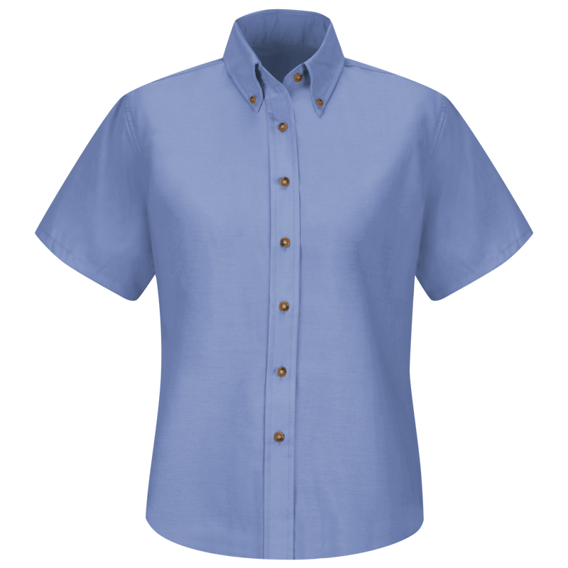 Women's Short Sleeve Poplin Dress Shirt image number 1