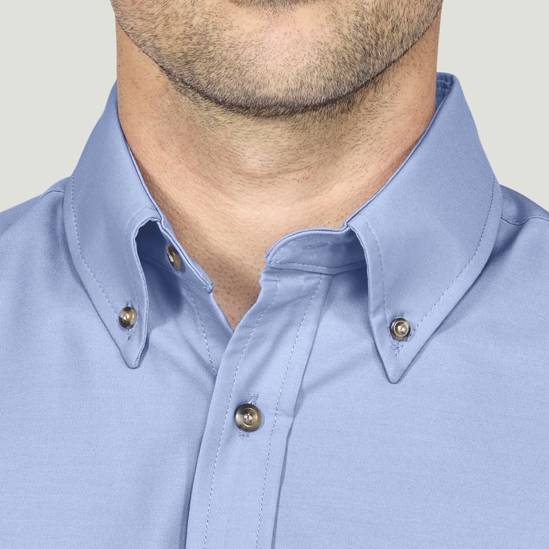 Men's Long Sleeve Poplin Dress Shirt image number 4