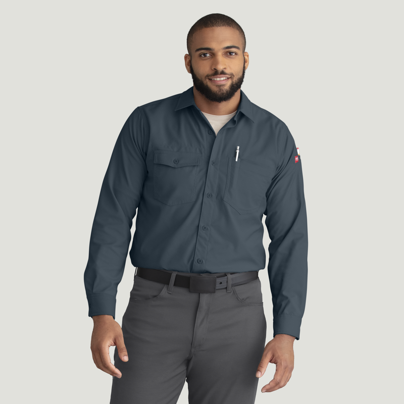 Men's Cooling Long Sleeve Work Shirt image number 1