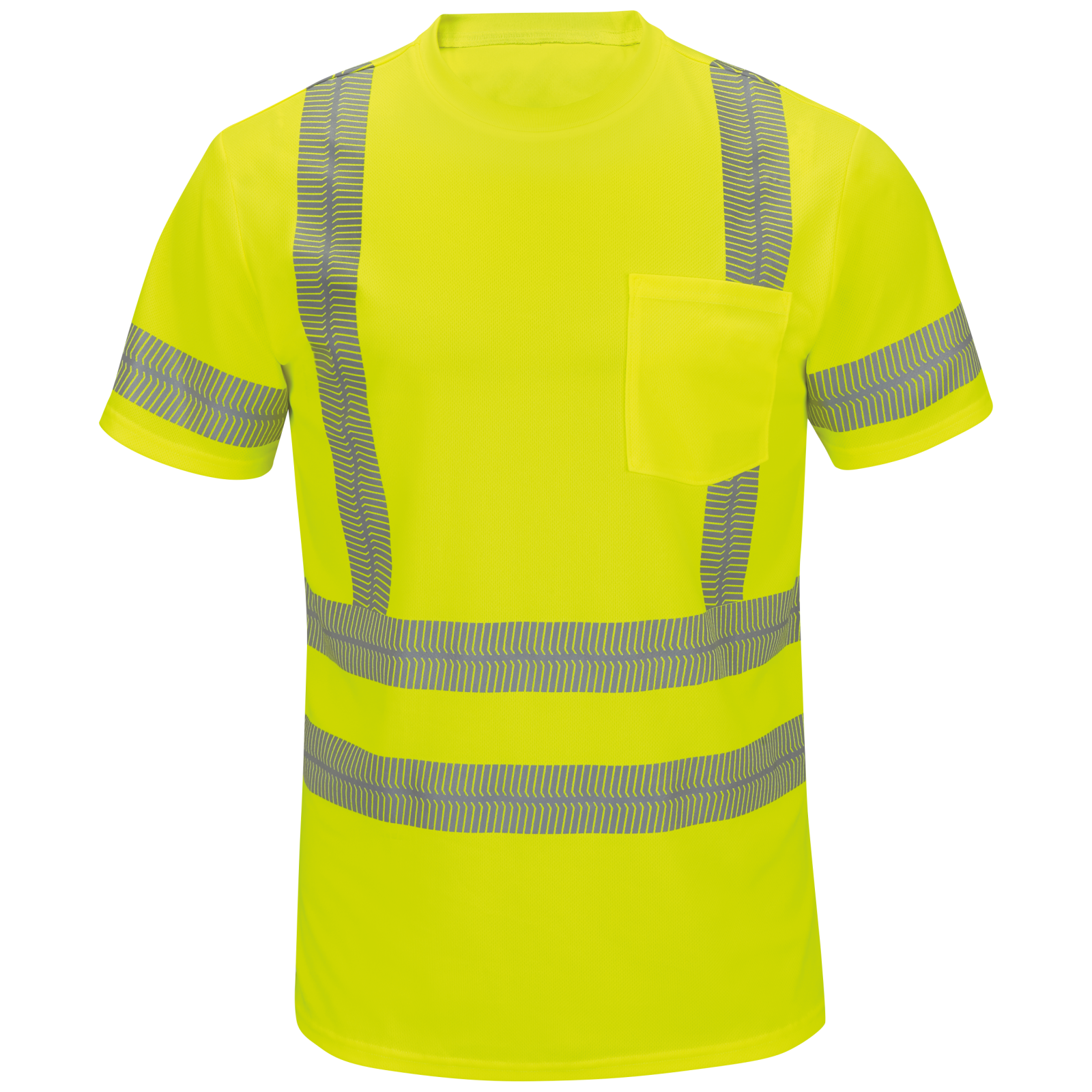 RED KAP® HI-VISIBILITY PERFORMANCE SHORT SLEEVE T-SHIRT – TYPE R, CLASS 3. SVY4