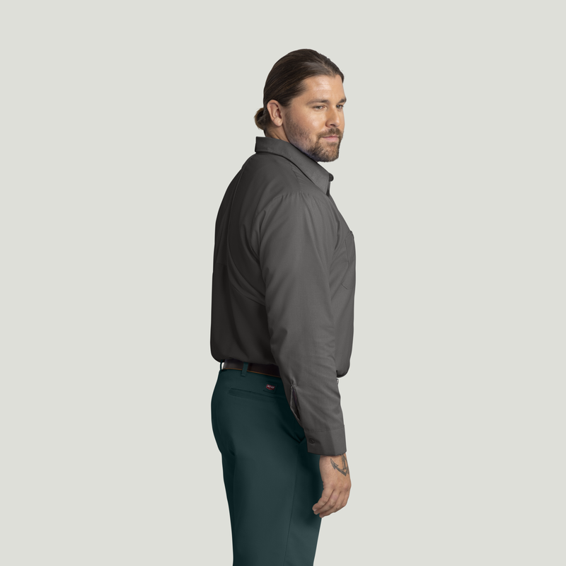 Men's Long Sleeve Work Shirt with MIMIX® image number 4