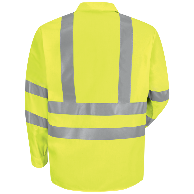 Men's Hi-Visibility Long Sleeve Work Shirt - Type R, Class 3 image number 1