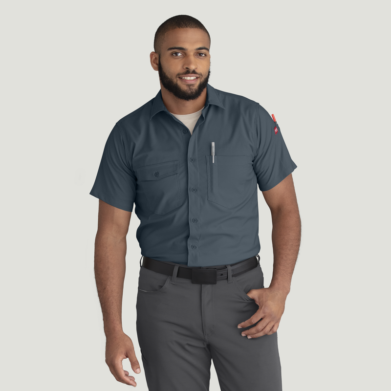 Men's Cooling Short Sleeve Work Shirt image number 1