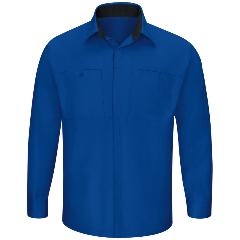 Men's Long Sleeve Performance Plus Shop Shirt with OilBlok Technology image number 1