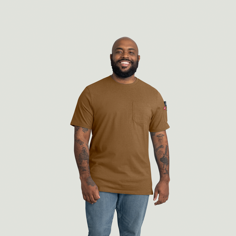 Men's Slim Fit Cotton Pocket T-Shirt image number 5