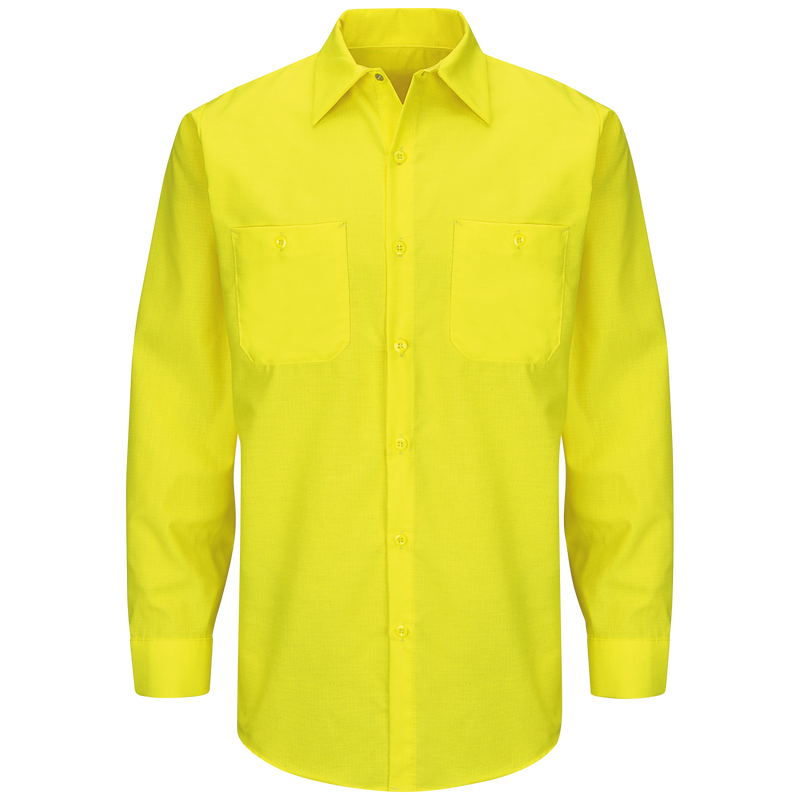 Long Sleeve Enhanced Visibility Ripstop Work Shirt image number 0