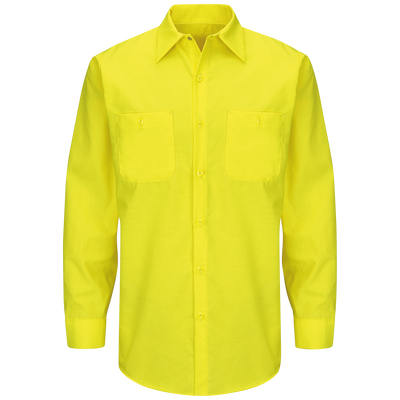 Long Sleeve Enhanced Visibility Ripstop Work Shirt