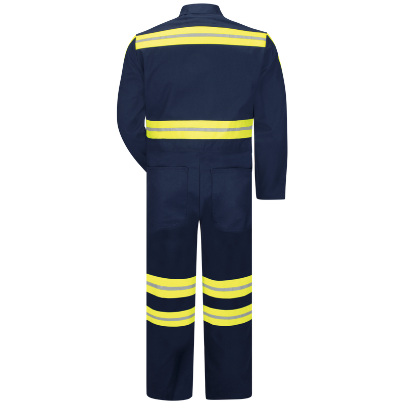Enhanced Visibility Twill Action Back Coverall image number 1