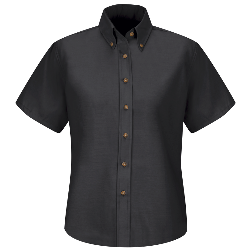 Women's Short Sleeve Poplin Dress Shirt image number 1