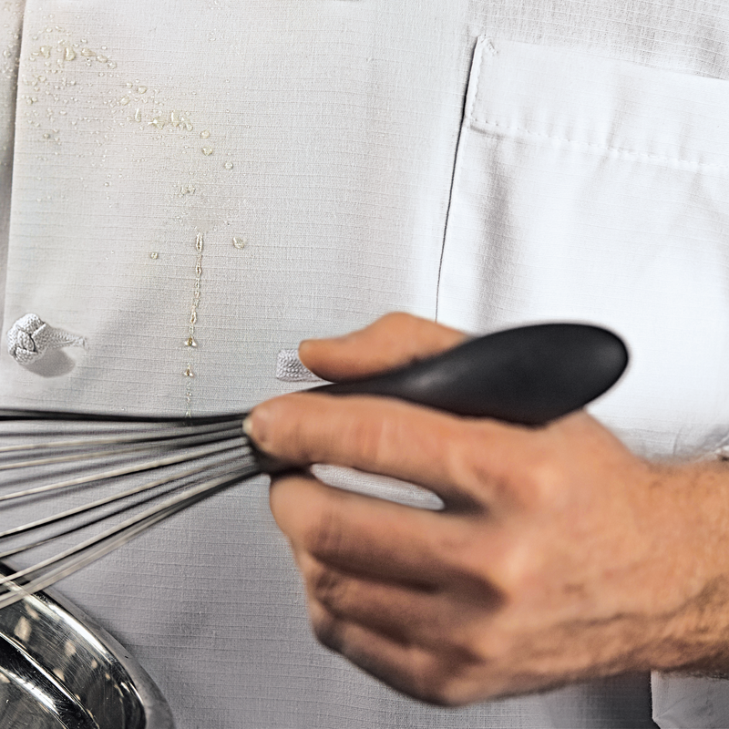 Men's Ten Knot Button Chef Coat with OilBlok + MIMIX® image number 7