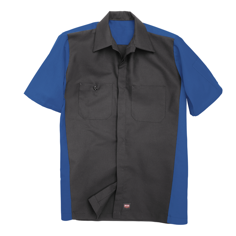 Men's Short Sleeve Two-Tone Crew Shirt image number 8