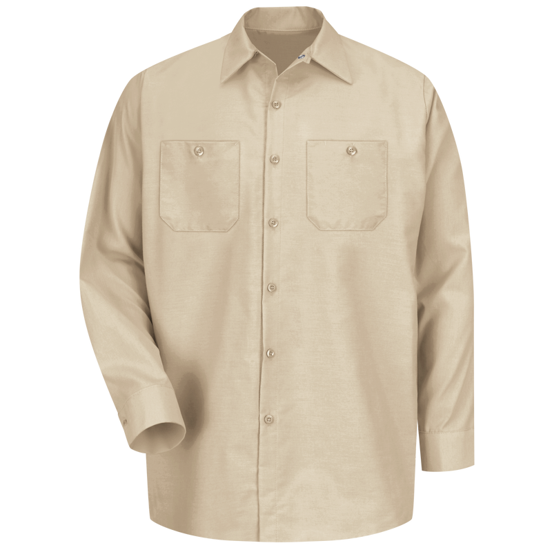 Men's Long Sleeve Industrial Work Shirt image number 1