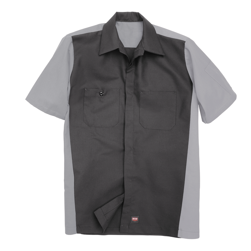 Men's Short Sleeve Two-Tone Crew Shirt image number 7