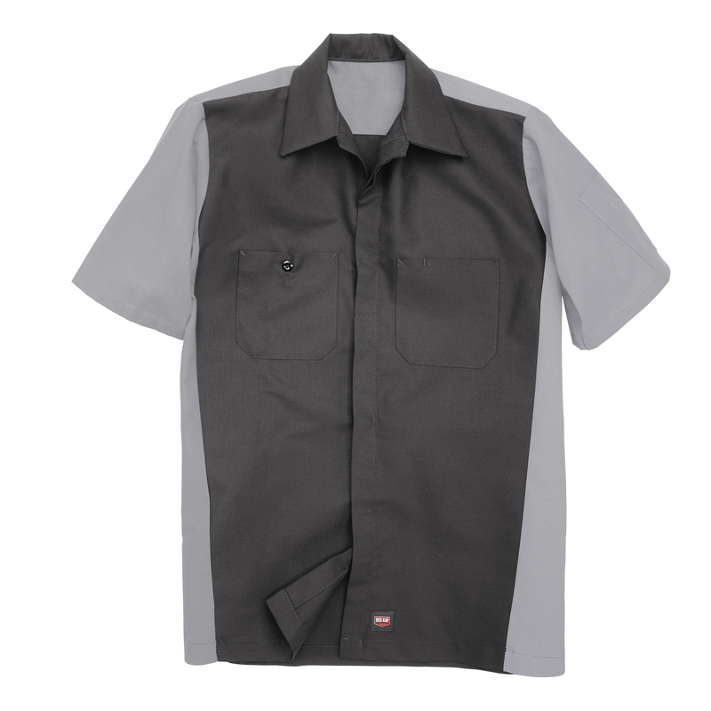 Men's Short Sleeve Two-Tone Crew Shirt image number 10