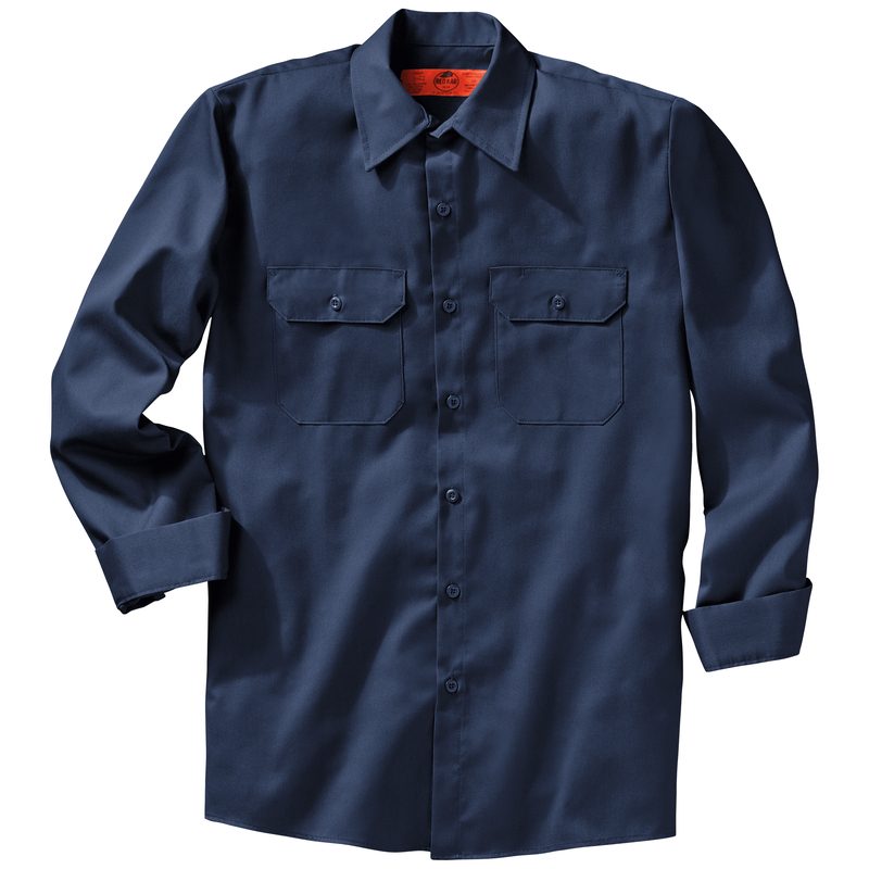 Men's Long Sleeve Utility Uniform Shirt image number 3