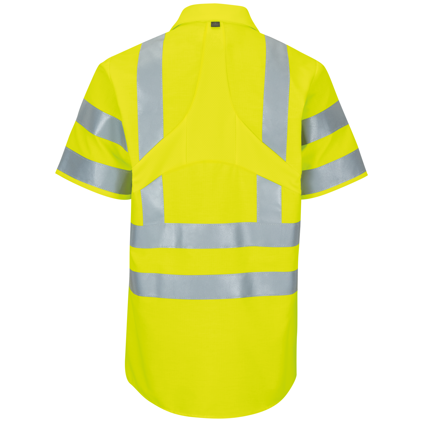 Men's Short Sleeve Hi-Visibility Ripstop Work Shirt | Red Kap | Red Kap®