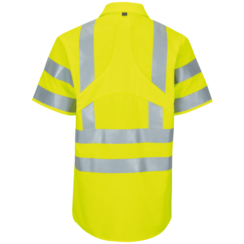 Short Sleeve Hi-Visibility Ripstop Work Shirt with MIMIX® + OilBlok, Type R Class 3 image number 2