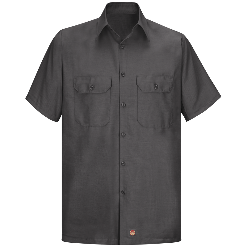 Men's Short Sleeve Solid Rip Stop Shirt image number 0