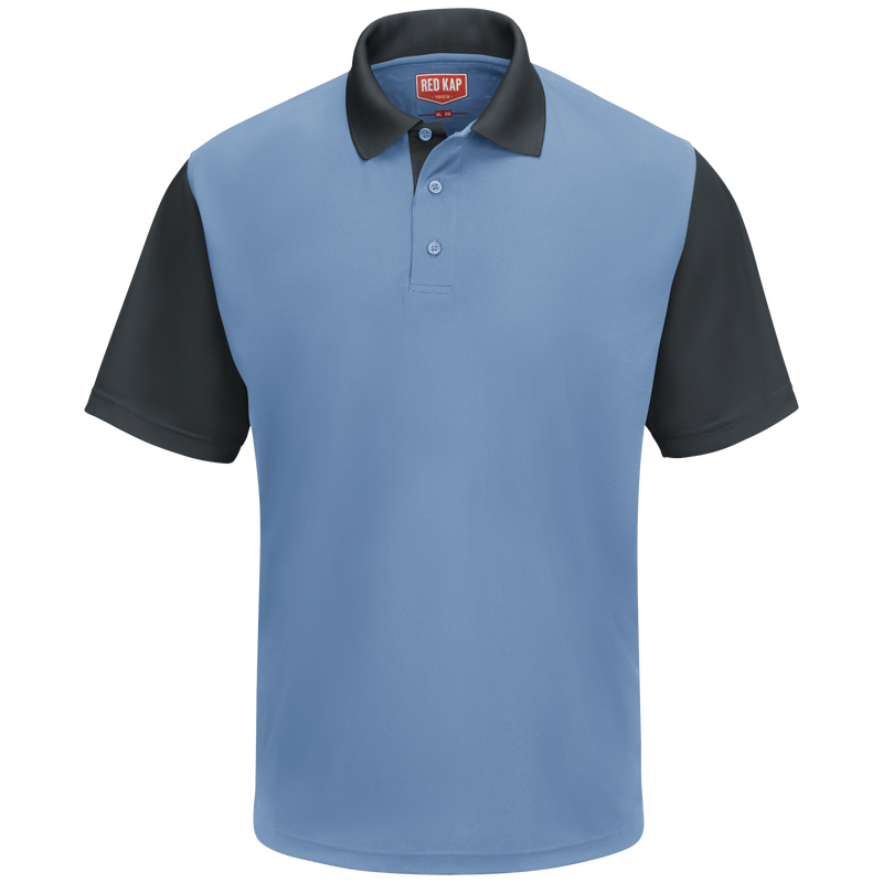 Men's Short Sleeve Performance Knit® Color-Block Polo image number 0