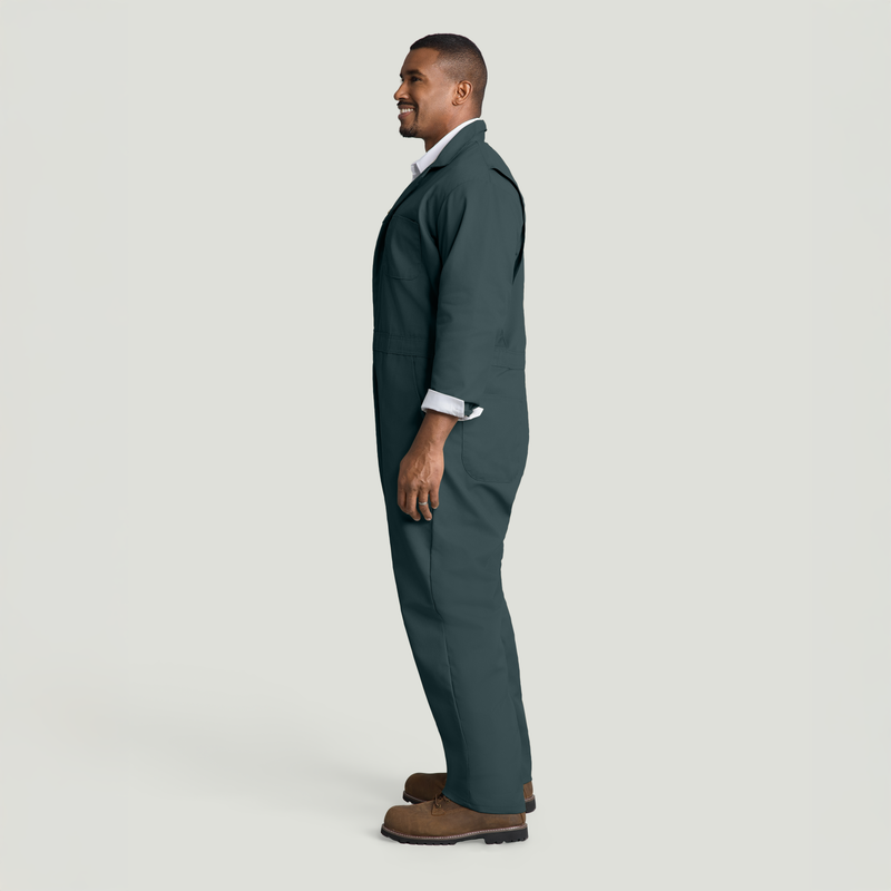 Twill Action Back Coverall with Chest Pockets image number 5