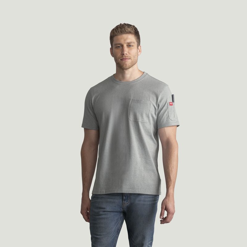 Men's Slim Fit Cotton Pocket T-Shirt image number 5