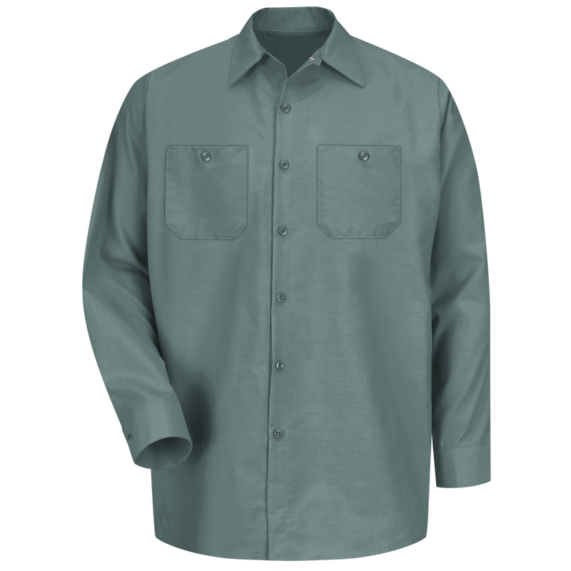 Men's Long Sleeve Industrial Work Shirt image number 1