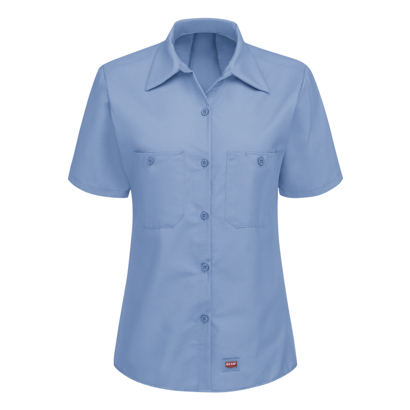 Women's Short Sleeve Work Shirt with MIMIX® image number 1