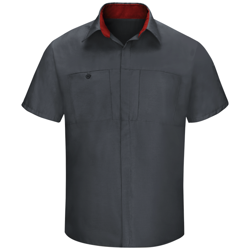 Men's Short Sleeve Performance Plus Shop Shirt With Oilblok Technology image number 1