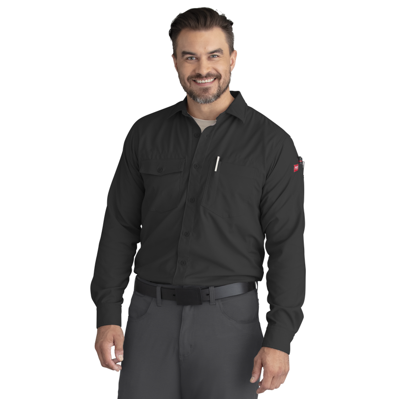 Men s Cooling Long Sleeve Work Shirt Red Kap