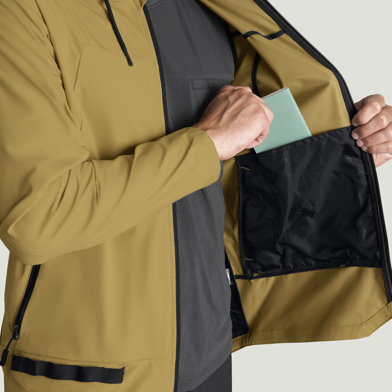 Men&rsquo;s Performance Hooded Windbreaker Jacket with ToolShift Pocket image number 19