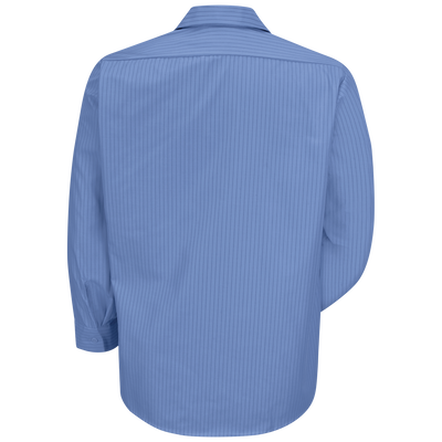 Men's Long Sleeve Industrial Stripe Work Shirt