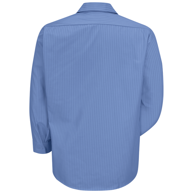 Men's Long Sleeve Industrial Stripe Work Shirt image number 1